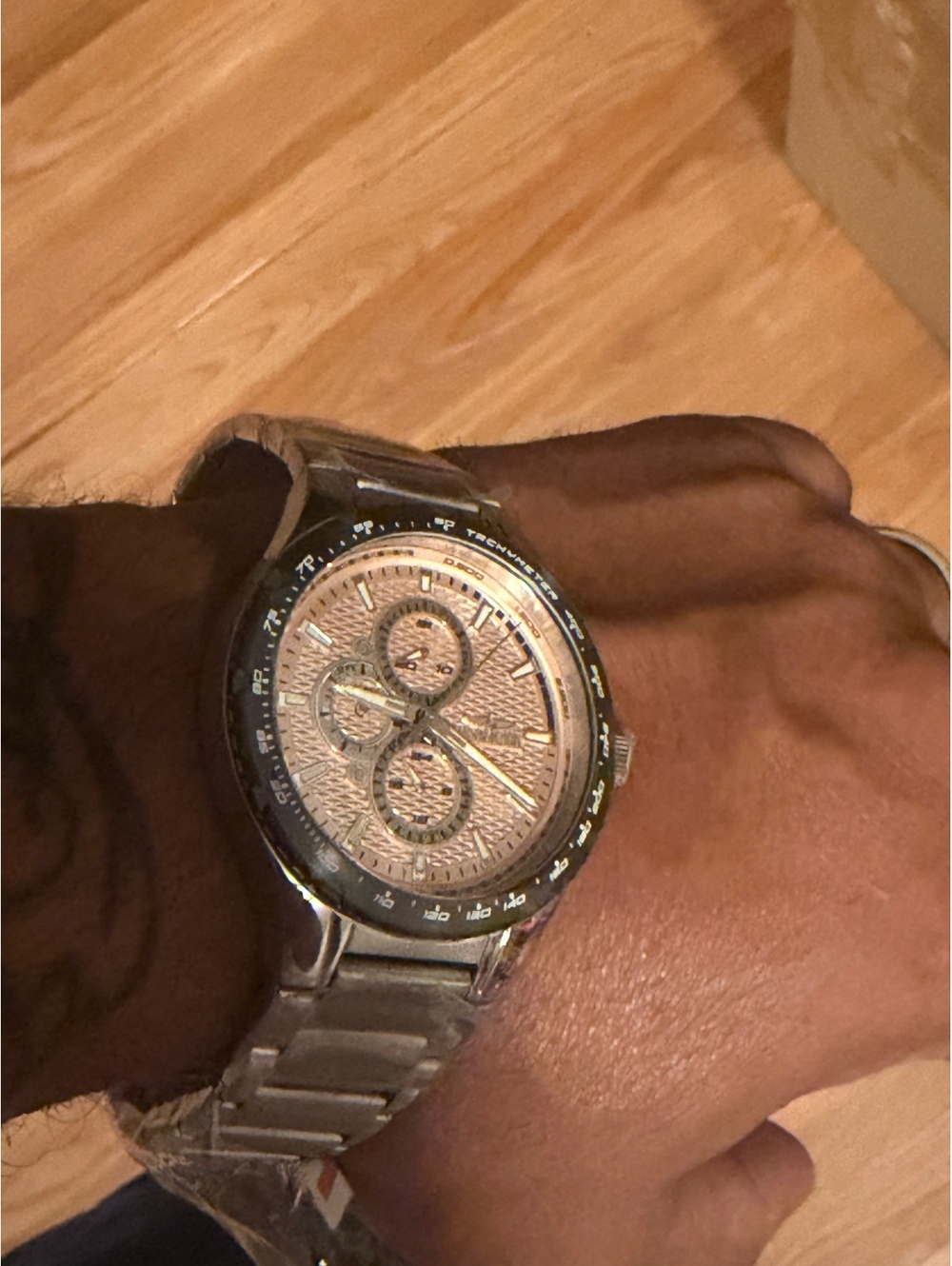 $1200 INVICTA AVIATOR HI POWER QUARTZ MENS WATCH TACHYMETER HIGH END